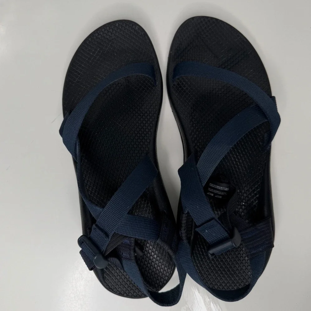 Chaco Z/1 Classic Sandals Womens Navy Blue Adjustable Strap Hiking Sporty 12